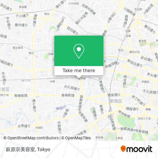 萩原宗美容室 map
