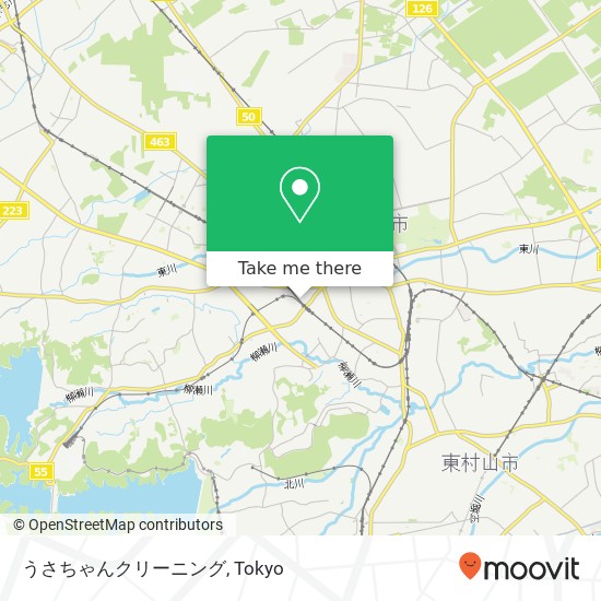 うさちゃんクリーニング map