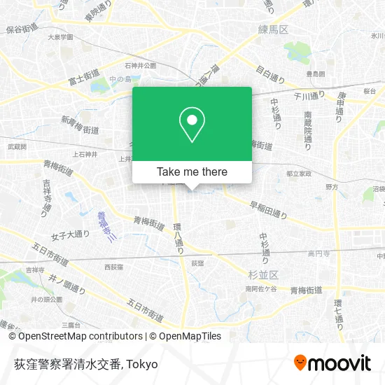 荻窪警察署清水交番 map