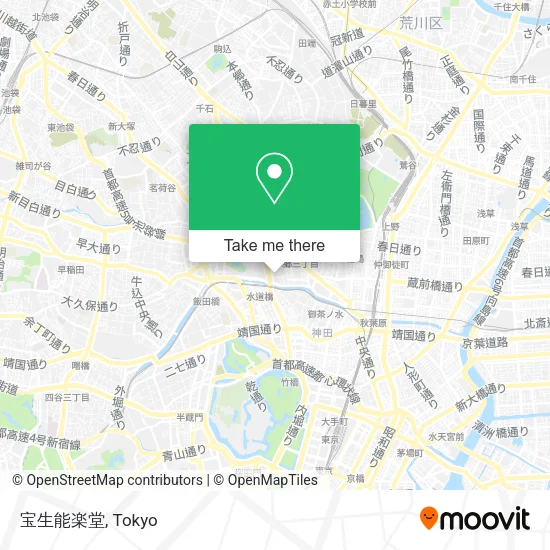 宝生能楽堂 map