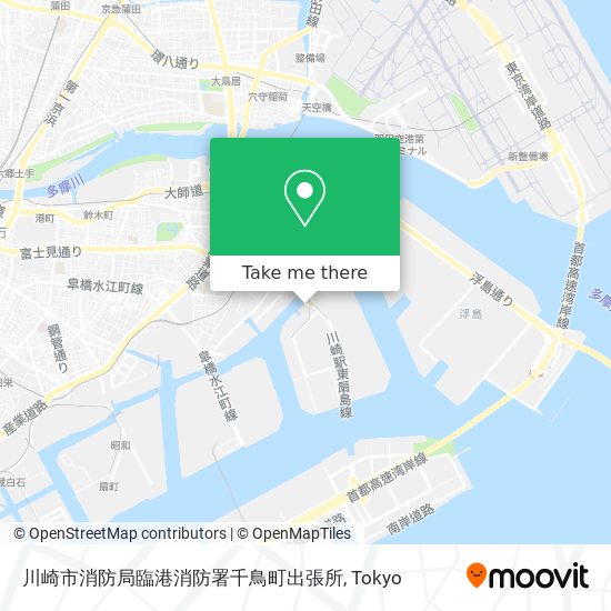 川崎市消防局臨港消防署千鳥町出張所 map