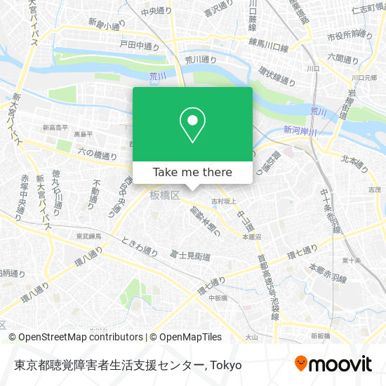 東京都聴覚障害者生活支援センター map