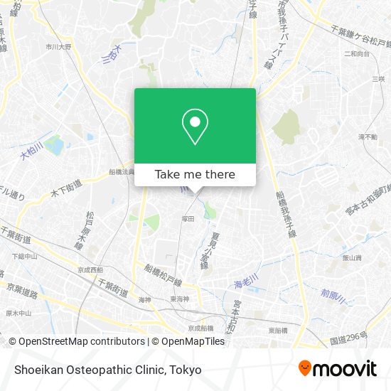 Shoeikan Osteopathic Clinic map