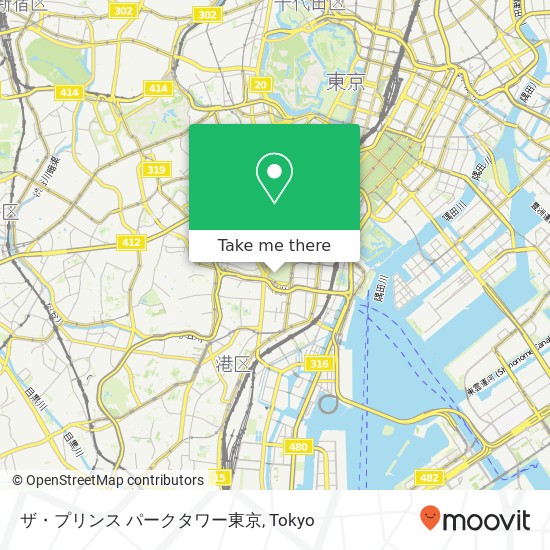 ザ・プリンス パークタワー東京 map