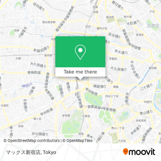 マックス新宿店 map