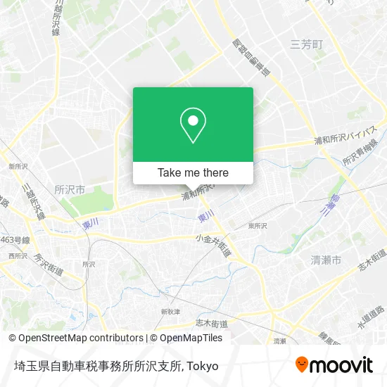 埼玉県自動車税事務所所沢支所 map