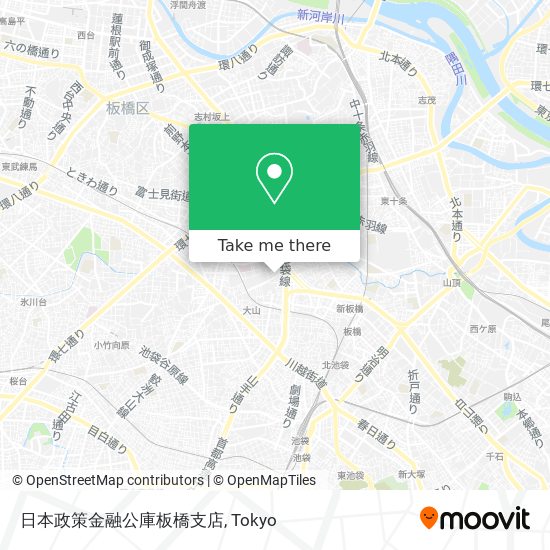 日本政策金融公庫板橋支店 map