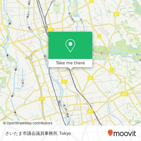 さいたま市議会議員事務所 map