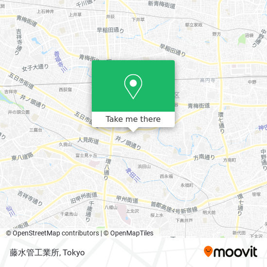 藤水管工業所 map