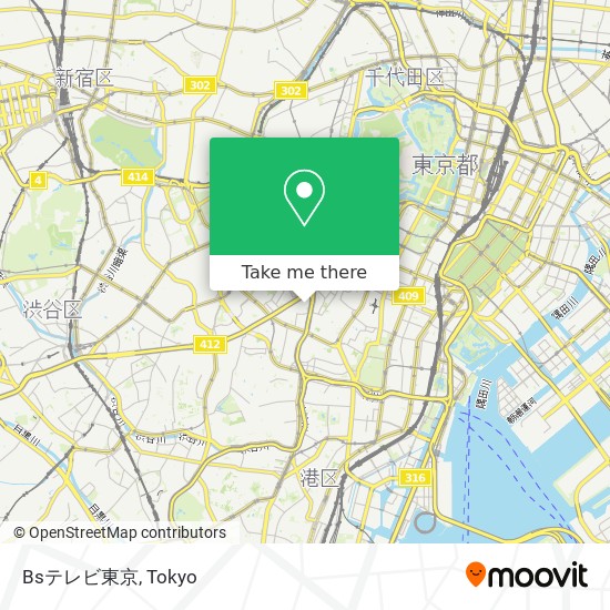 Bsテレビ東京 map