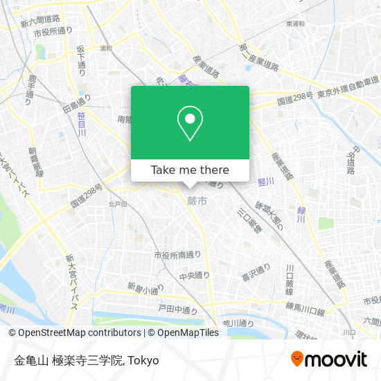 金亀山 極楽寺三学院 map