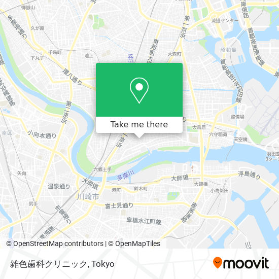 雑色歯科クリニック map