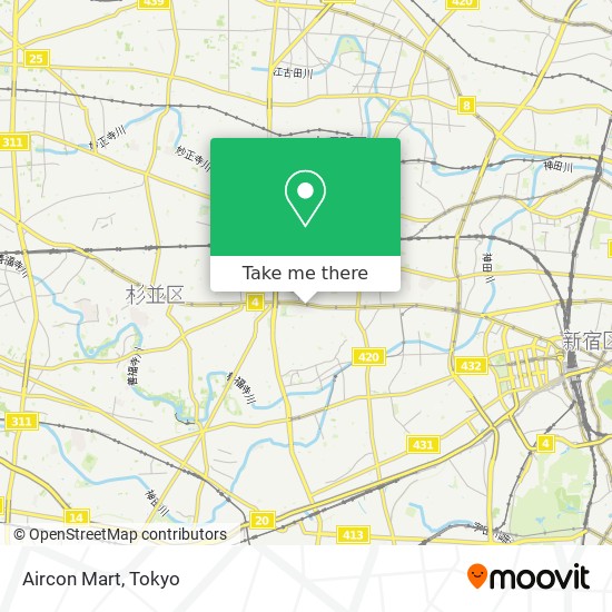 Aircon Mart map