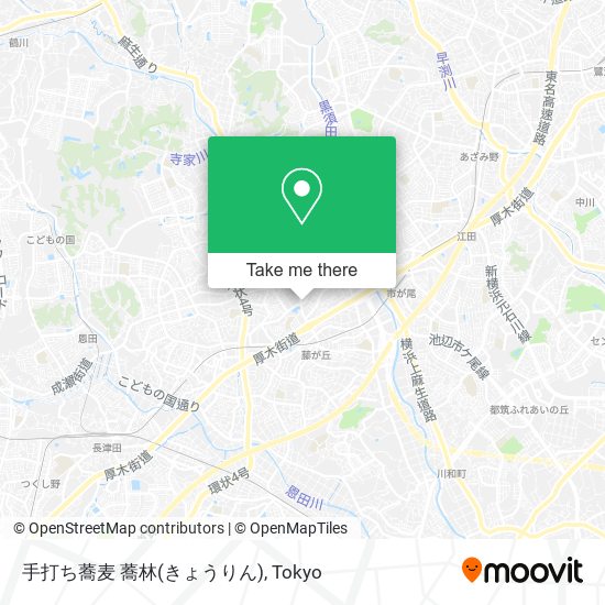 手打ち蕎麦 蕎林(きょうりん) map