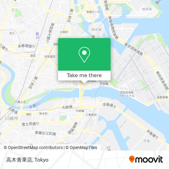 高木青果店 map
