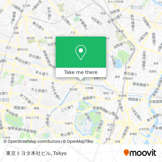 東京トヨタ本社ビル map