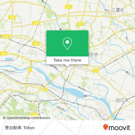 豊自動車 map