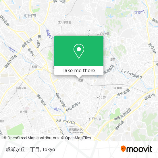 成瀬が丘二丁目 map