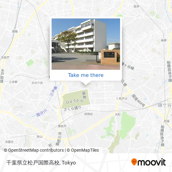 千葉県立松戸国際高校 map