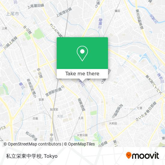 私立栄東中学校 map