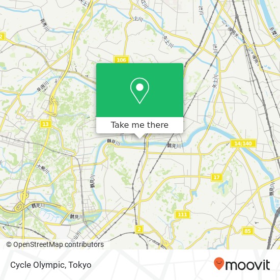 Cycle Olympic map