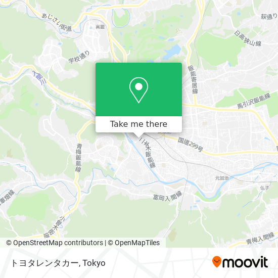 トヨタレンタカー map