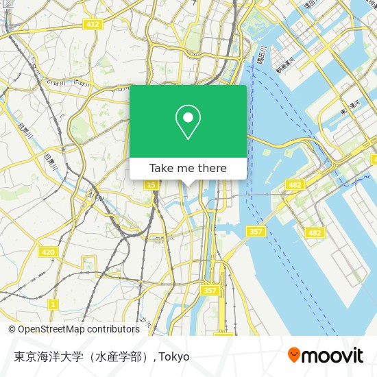 東京海洋大学（水産学部） map
