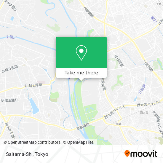 Saitama-Shi map