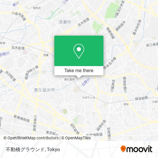 不動橋グラウンド map