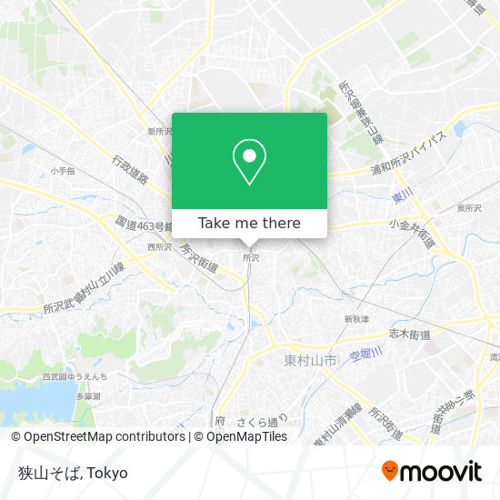 狭山そば map