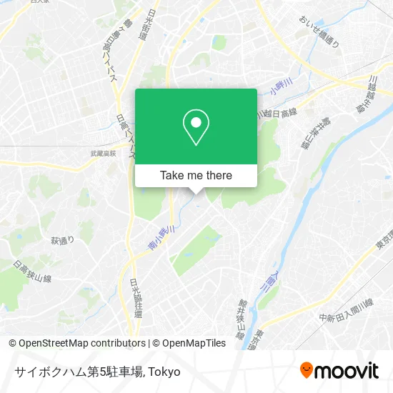 Saiboku Ham Parking Lot No. 5 map