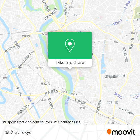 総寧寺 map