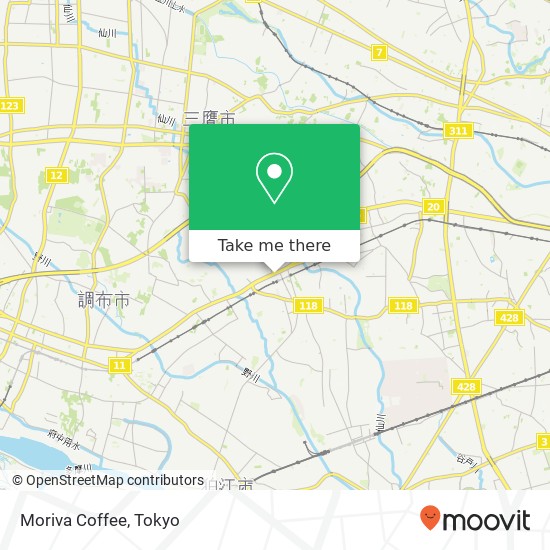 Moriva Coffee map
