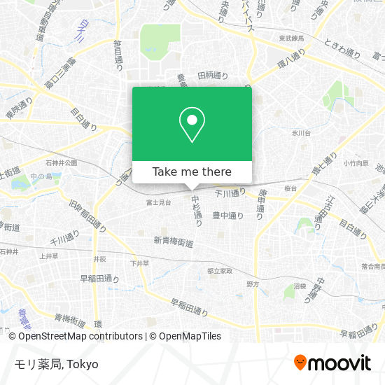 モリ薬局 map