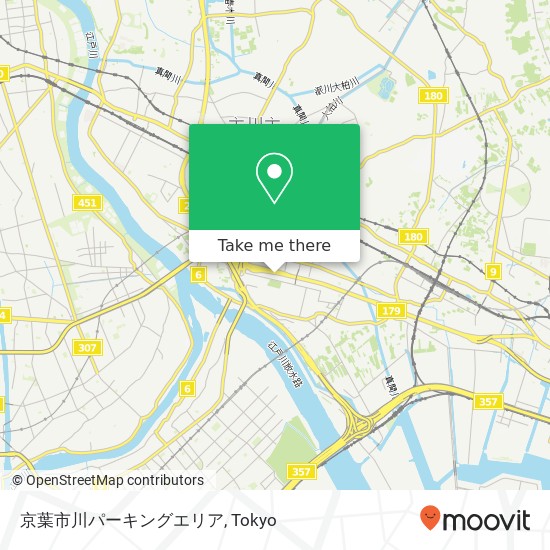京葉市川パーキングエリア map