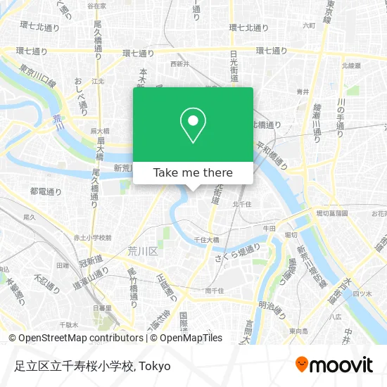 足立区立千寿桜小学校 map