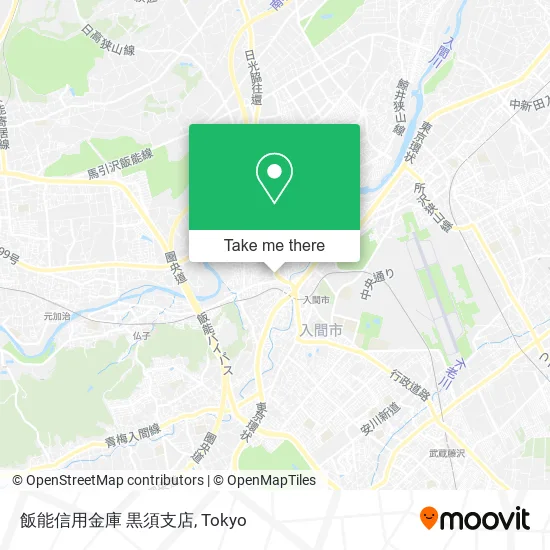 飯能信用金庫 黒須支店 map