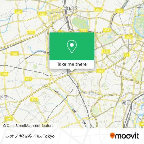 シオノギ渋谷ビル map