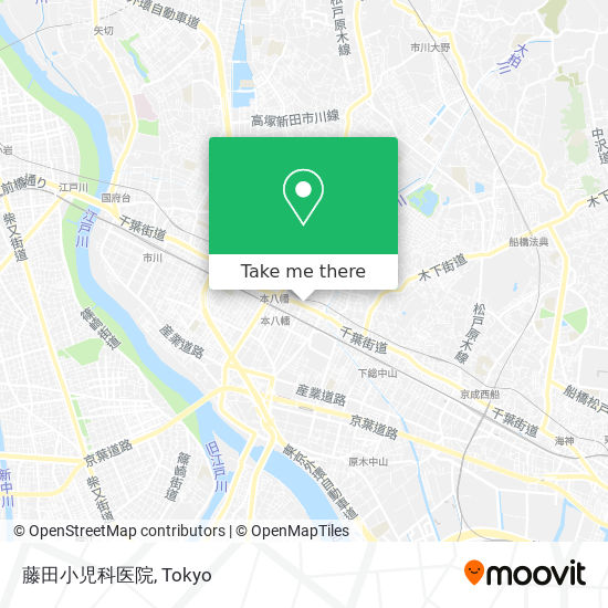 藤田小児科医院 map