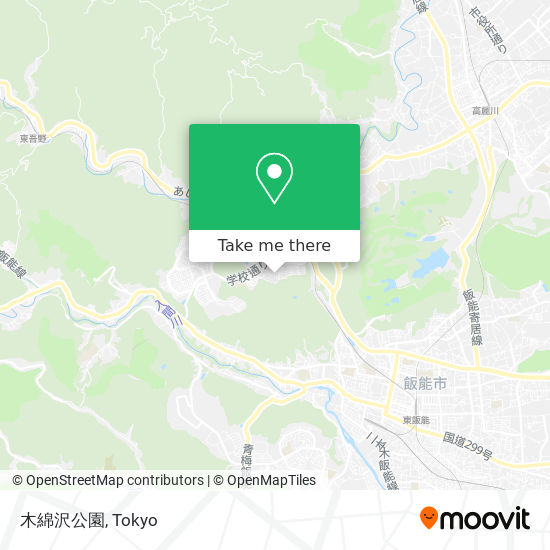 木綿沢公園 map