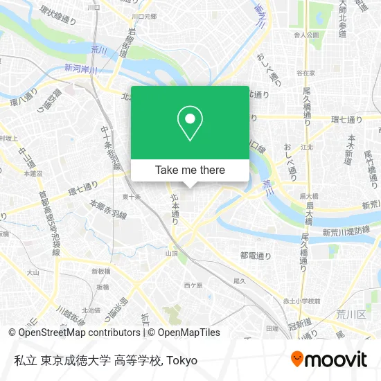 私立 東京成徳大学 高等学校 map