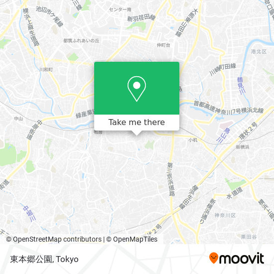 東本郷公園 map
