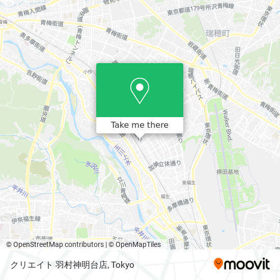 クリエイト 羽村神明台店 map