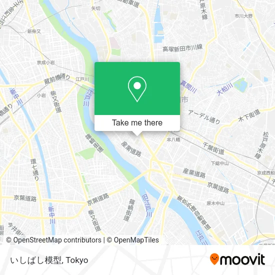 いしばし模型 map