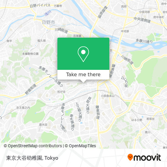 東京大谷幼稚園 map