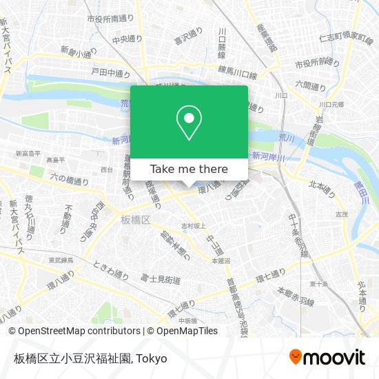 板橋区立小豆沢福祉園 map