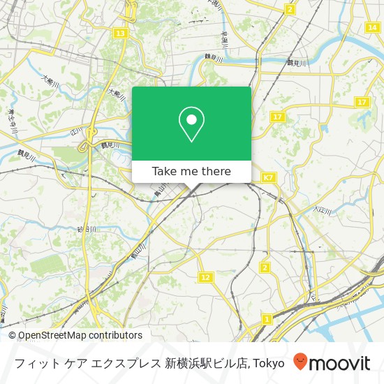 フィット ケア エクスプレス 新横浜駅ビル店 map