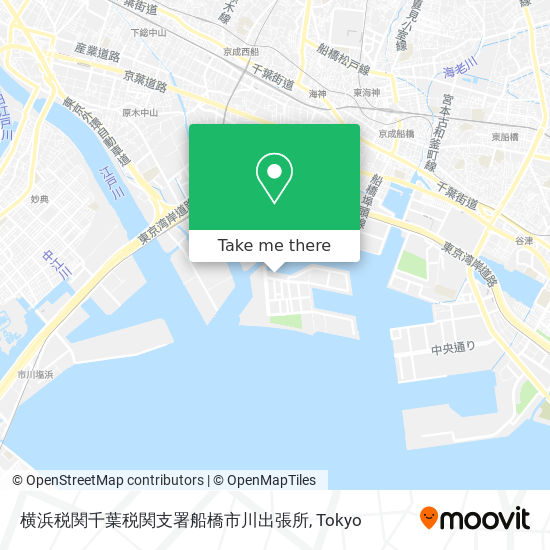 How To Get To 横浜税関千葉税関支署船橋市川出張所 In 浦安市 By Metro Or Bus