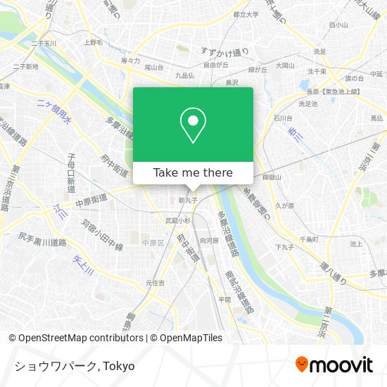 지하철 또는 버스 으로 川崎市 에서 ショウワパーク 으로 가는법 Moovit
