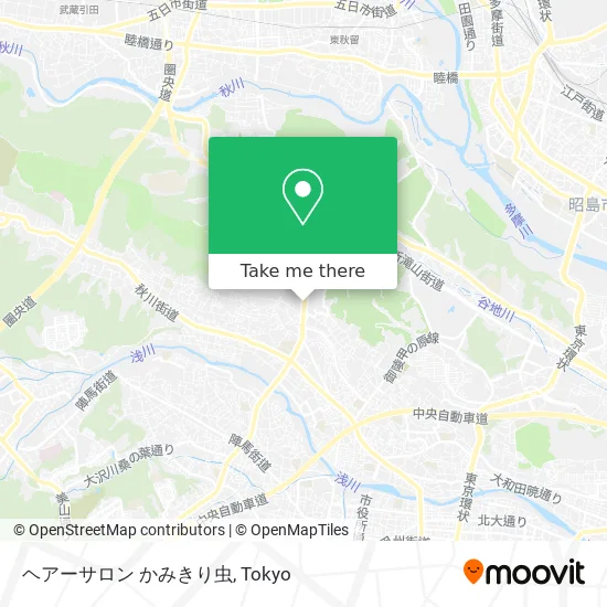 Hair Salon Kamikiri Mushi map